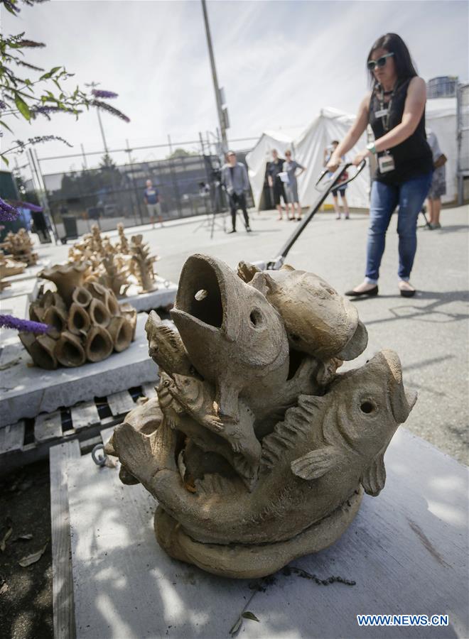 CANADA-VANCOUVER-MARINE CONSERVATION-UNDERSEA ART INSTALLATION 