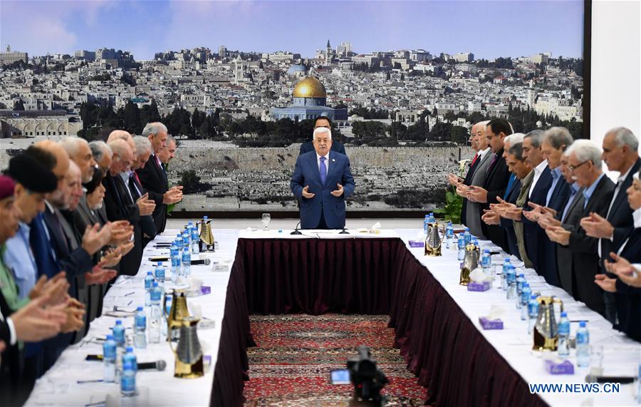 MIDEAST-RAMALLAH-ABBAS-DEALS SIGNED WITH ISRAEL