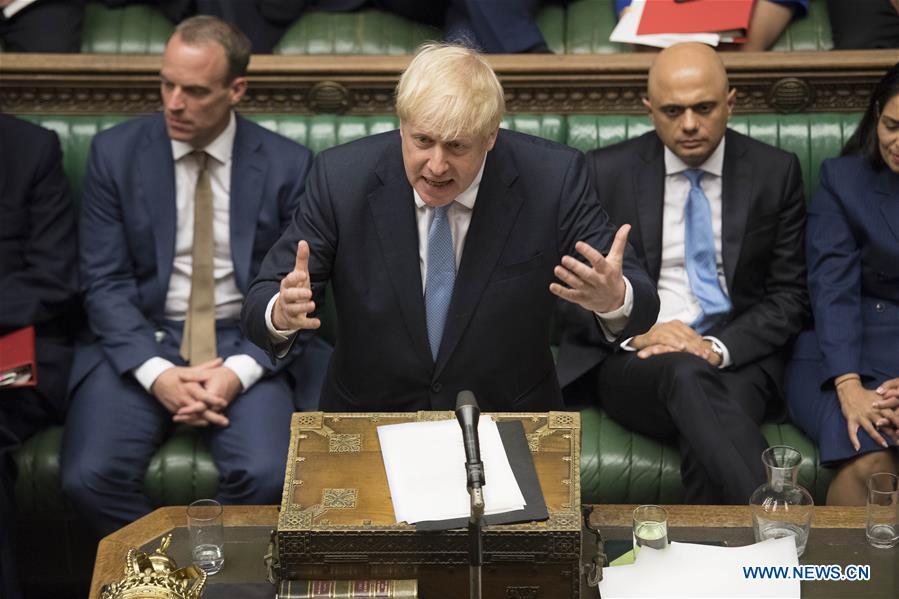 BRITAIN-LONDON-BORIS JOHNSON-HOUSE OF COMMONS-STATEMENT