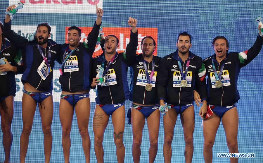 (SP)SOUTH KOREA-GWANGJU-FINA WORLD CHAMPIONSHIPS-MEN'S WATERPOLO FINAL-ITA VS ESP