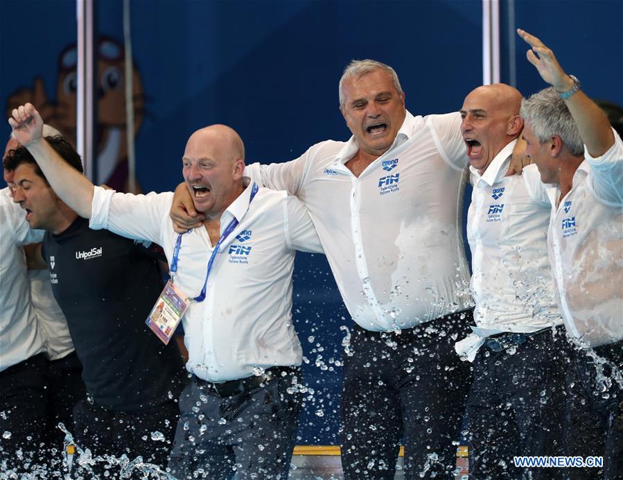 (SP)SOUTH KOREA-GWANGJU-FINA WORLD CHAMPIONSHIPS-MEN'S WATERPOLO FINAL-ITA VS ESP