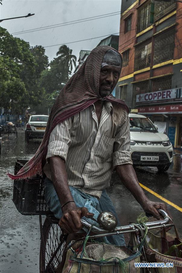 INDIA-KOLKATA-MONSOON RAIN