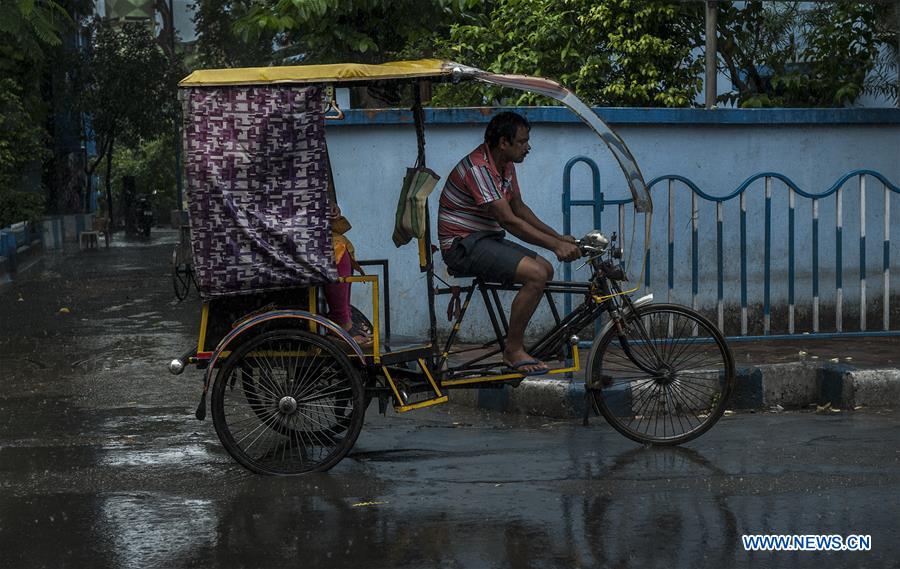 INDIA-KOLKATA-MONSOON RAIN