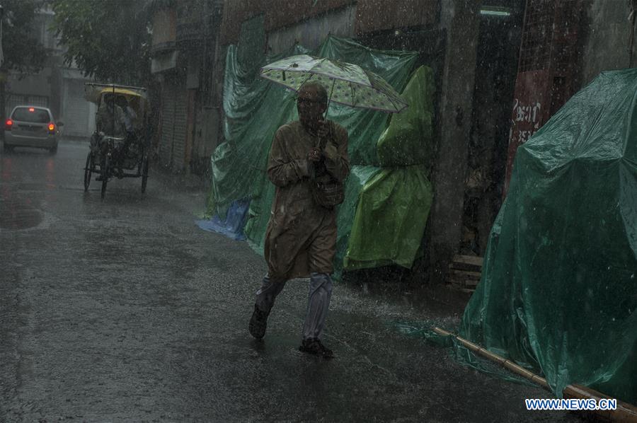 INDIA-KOLKATA-MONSOON RAIN