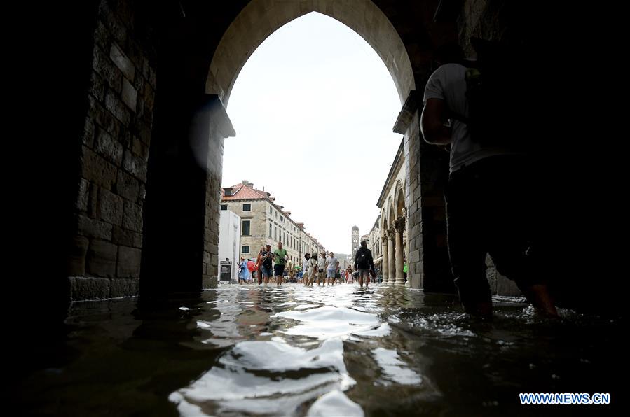 CROATIA-DUBROVNIK-STORM