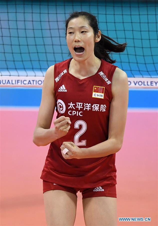 (SP)CHINA-NINGBO-FIVB-TOKYO VOLLEYBALL QUALIFICATION-CHN VS CZE