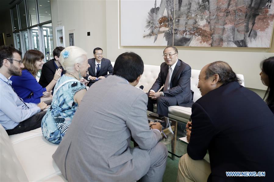 UN-CHINA-ENVOY-PRESS BRIEFING