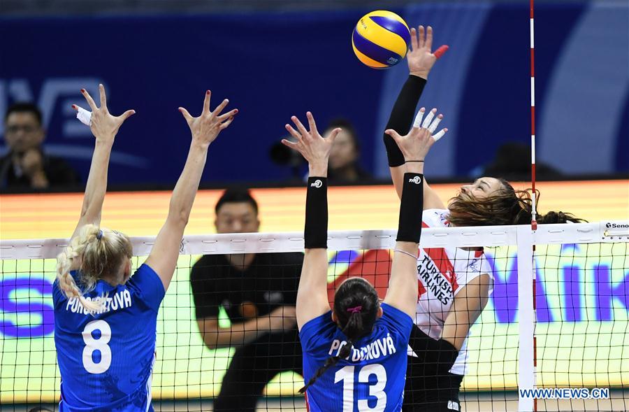 (SP)CHINA-NINGBO-FIVB-TOKYO VOLLEYBALL QUALIFICATION-TURKEY-CZECH REPUBLIC(CN)