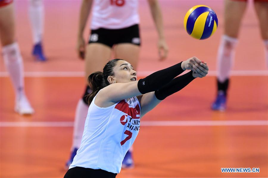 (SP)CHINA-NINGBO-FIVB-TOKYO VOLLEYBALL QUALIFICATION-TURKEY-CZECH REPUBLIC(CN)