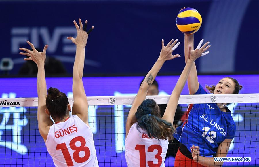 (SP)CHINA-NINGBO-FIVB-TOKYO VOLLEYBALL QUALIFICATION-TURKEY-CZECH REPUBLIC(CN)