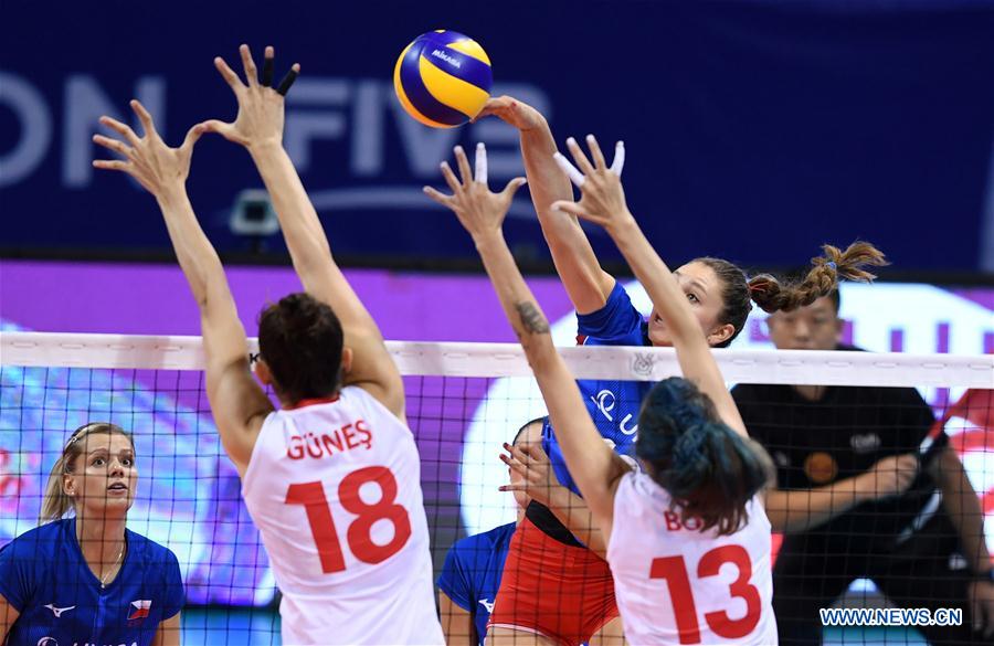 In Pics: Women's Pool B Match Between Turkey, Czech Republic At FIVB ...