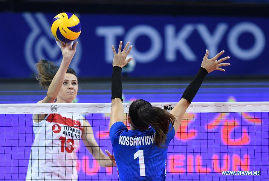 (SP)CHINA-NINGBO-FIVB-TOKYO VOLLEYBALL QUALIFICATION-TURKEY-CZECH REPUBLIC(CN)