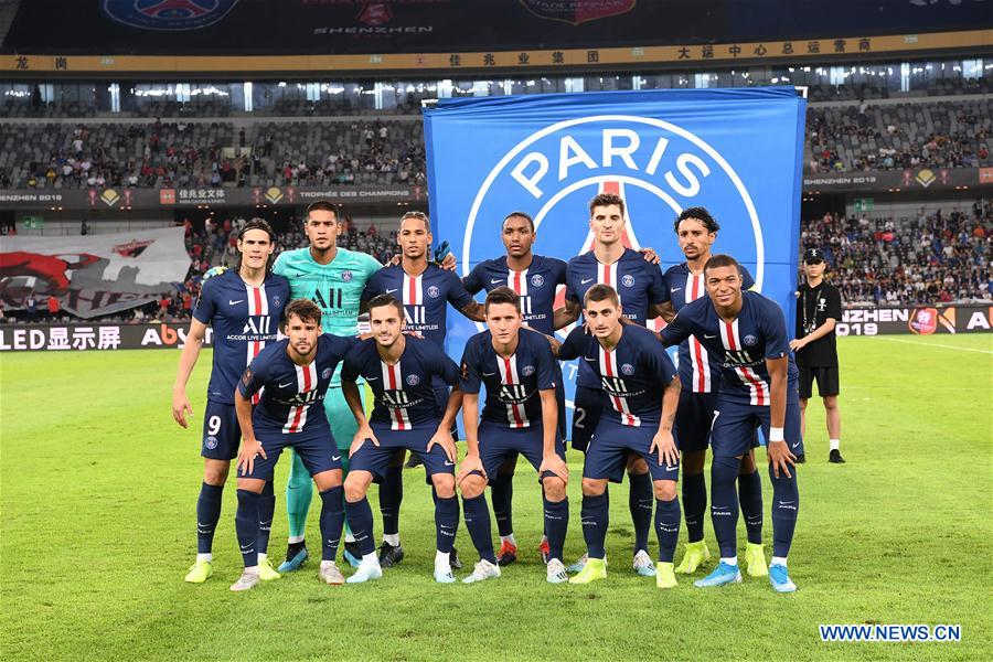 (SP)CHINA-SHENZHEN-FOOTBALL-CHAMPIONS TROPHY-PSG-RENNES(CN)