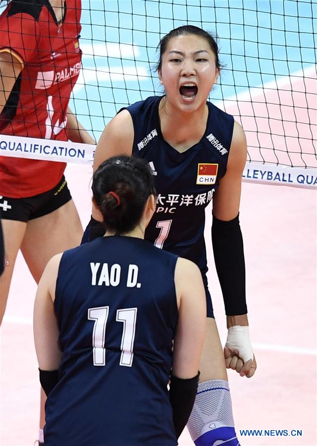 (SP)CHINA-NINGBO-FIVB-TOKYO VOLLEYBALL QUALIFICATION-CHN VS GER(CN)