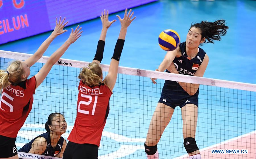 (SP)CHINA-NINGBO-FIVB-TOKYO VOLLEYBALL QUALIFICATION-CHN VS GER(CN)