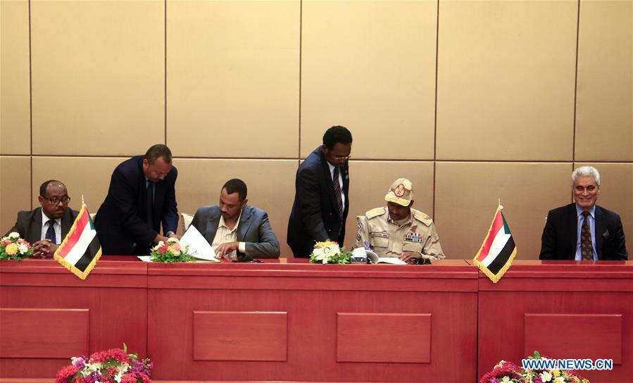 SUDAN-KHARTOUM-CONSTITUTIONAL DECLARATION-AGREEMENT