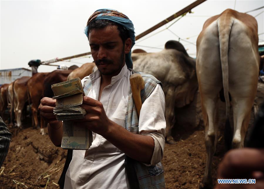 YEMEN-SANAA-EID AL-ADHA-LIVESTOCK MARKET