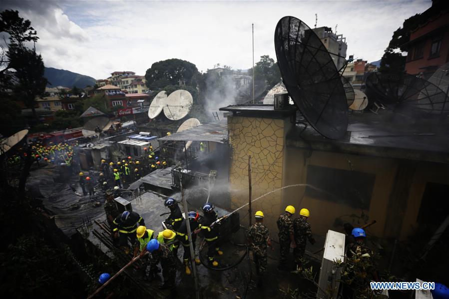 NEPAL-KATHMANDU-FIRE