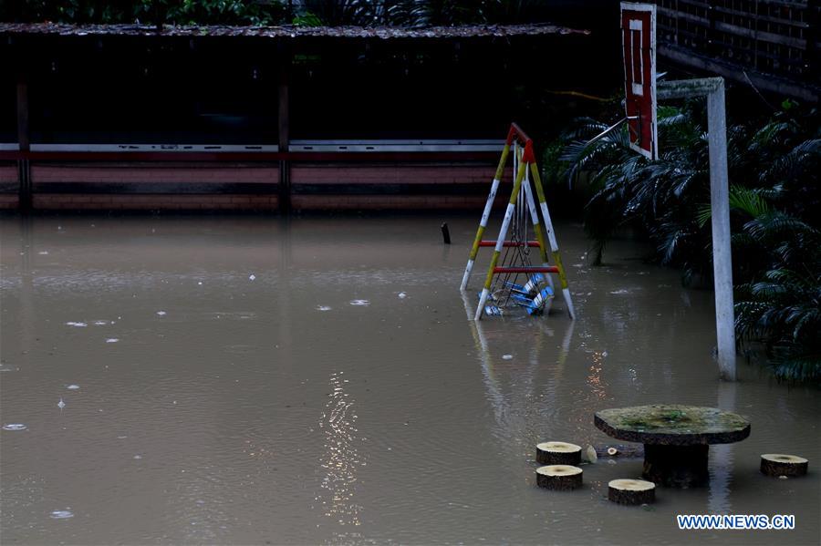 MYANMAR-YANGON-FLOOD