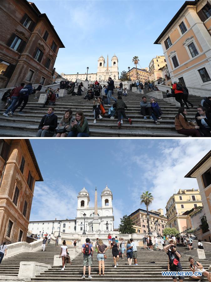 ITALY-ROME-SPANISH STEPS-SITTING-PENALTY