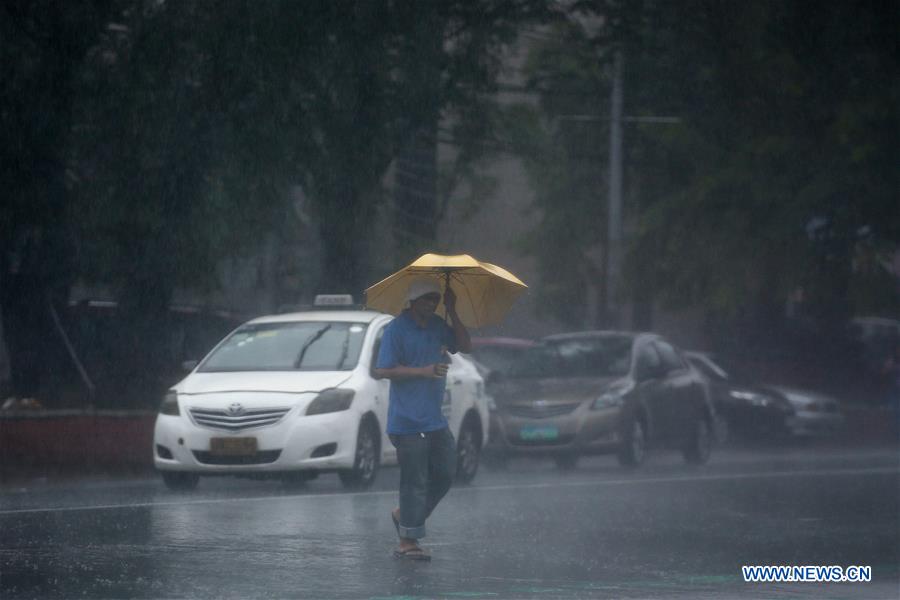 PHILIPPINES-QUEZON-STRONG WIND AND HEAVY RAIN