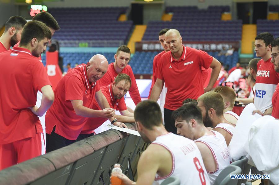 (SP)CHINA-KUNSHAN-BASKETBALL-INTERNATIONAL MEN'S CHALLENGE-CROATIA VS PUERTO RICA(CN)