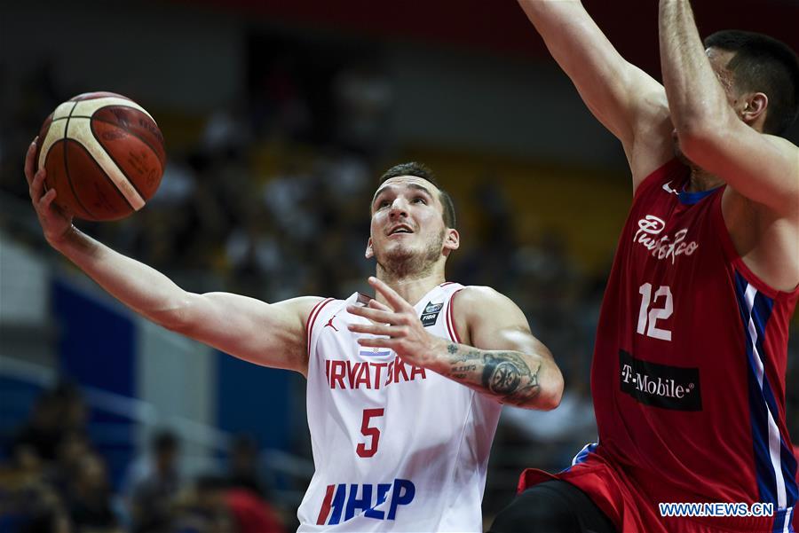 (SP)CHINA-KUNSHAN-BASKETBALL-INTERNATIONAL MEN'S CHALLENGE-CROATIA VS PUERTO RICA(CN)