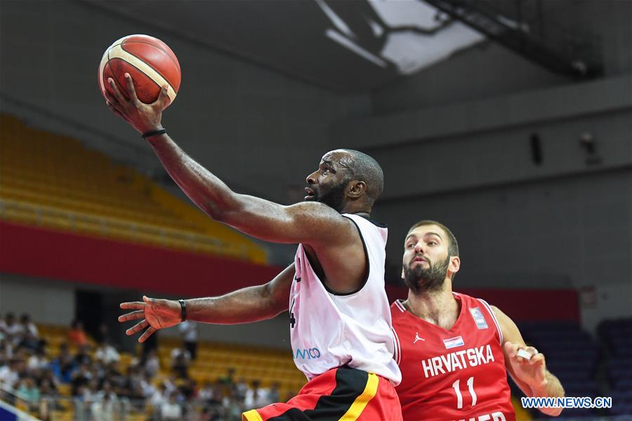 (SP)CHINA-KUNSHAN-INTERNATIONAL MEN'S BASKETBALL CHANLLENGE-ANGOLA VS CROATIA(CN)