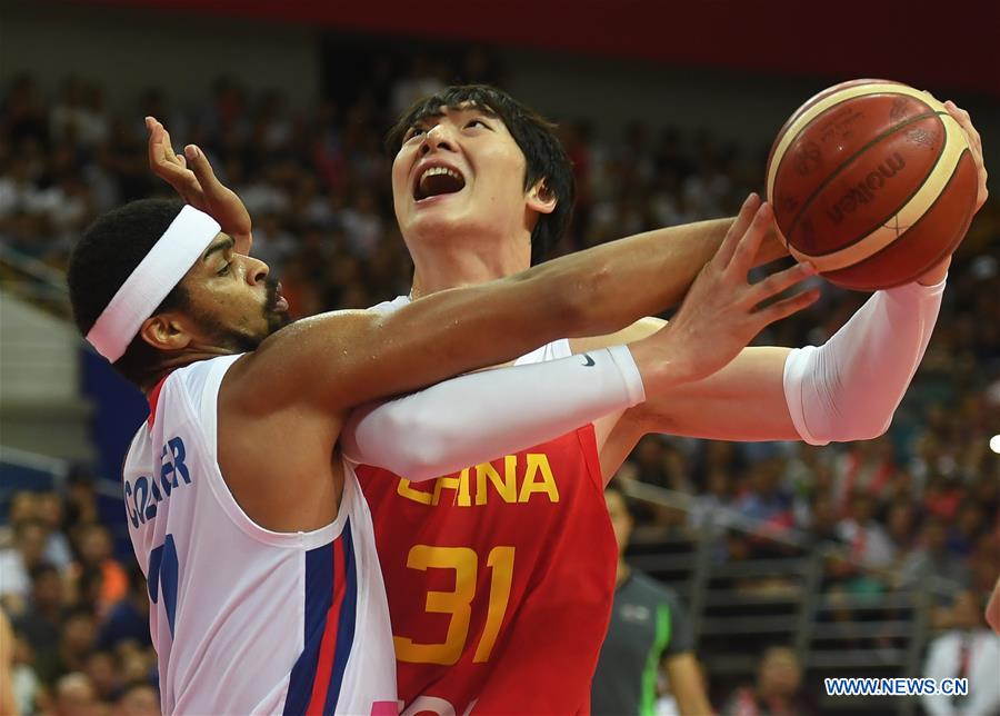 (SP)CHINA-KUNSHAN-INTERNATIONAL MEN'S BASKETBALL CHALLENGE-CHINA VS PUERTO RICO(CN)