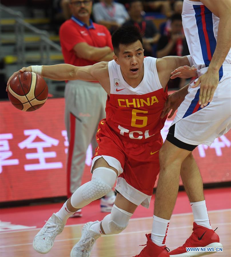 (SP)CHINA-KUNSHAN-INTERNATIONAL MEN'S BASKETBALL CHALLENGE-CHINA VS PUERTO RICO(CN)