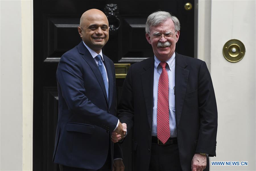 U.S. National Security Adviser Visits Britain - Xinhua | English.news.cn