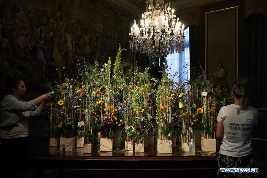 BELGIUM-BRUSSELS-FLOWERTIME-EXHIBITION