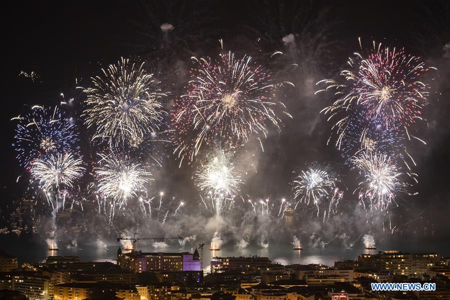 FRANCE-CANNES-PYROTECHNIC ART FESTIVAL