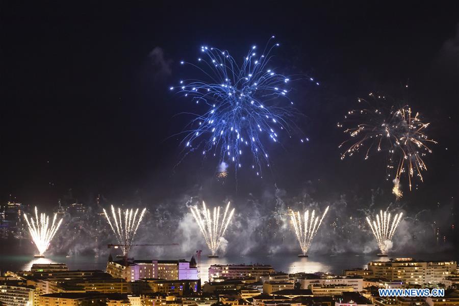 FRANCE-CANNES-PYROTECHNIC ART FESTIVAL