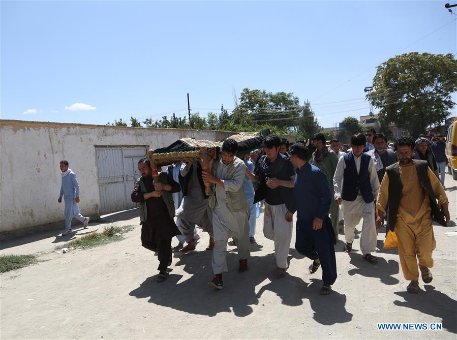 AFGHANISTAN-KABUL-SUICIDE ATTACK-FUNERAL CEREMONY