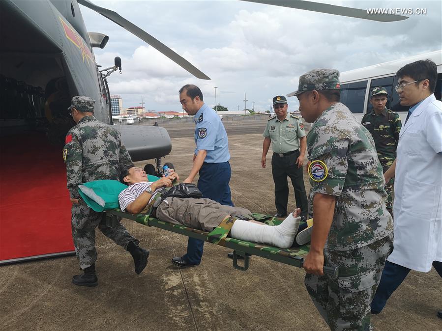 LAOS-VIENTIANE-CHINA-PLA-RESCUE-OPERATIONS