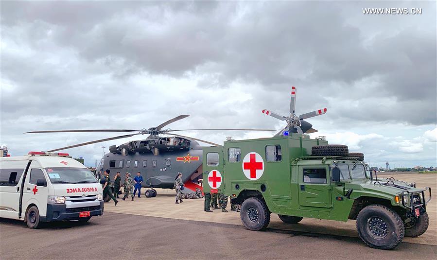 LAOS-VIENTIANE-CHINA-PLA-RESCUE-OPERATIONS