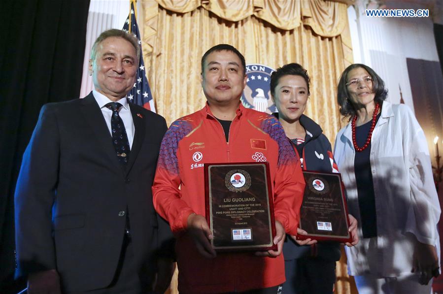 (SP)US-YORBA LINDA-TABLE TENNIS-48TH ANNIVERSARY OF PING-PONG DIPLOMACY