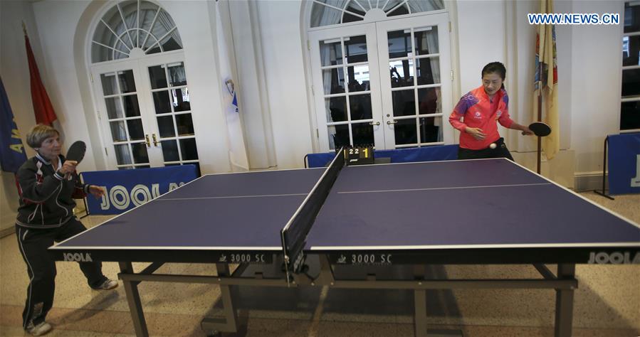 (SP)US-YORBA LINDA-TABLE TENNIS-48TH ANNIVERSARY OF PING-PONG DIPLOMACY