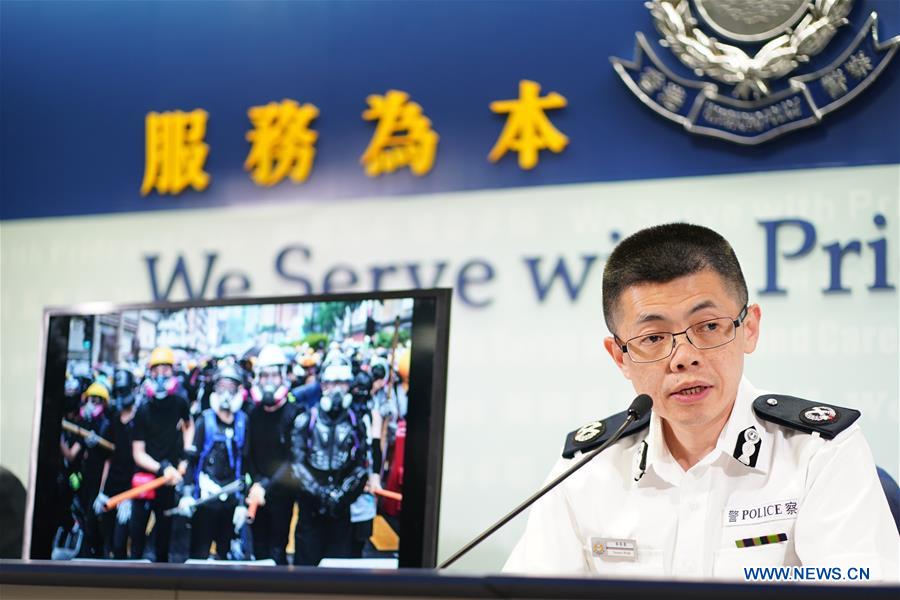 CHINA-HONG KONG-POLICE-PRESS BRIEFING (CN)