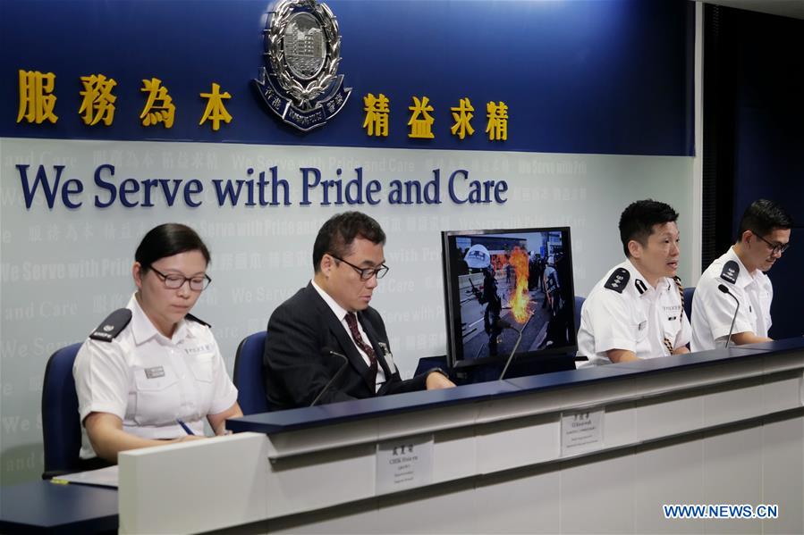 CHINA-HONG KONG-POLICE-PRESS CONFERENCE (CN)