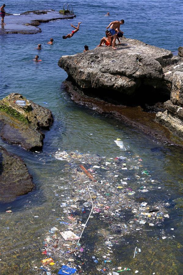 LEBANON-BEIRUT-SEA GARBAGE