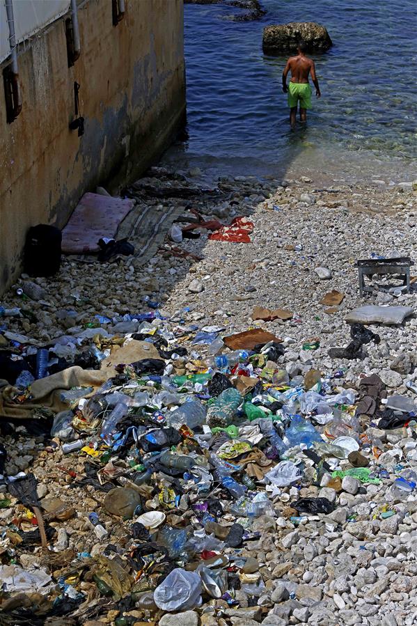 LEBANON-BEIRUT-SEA GARBAGE