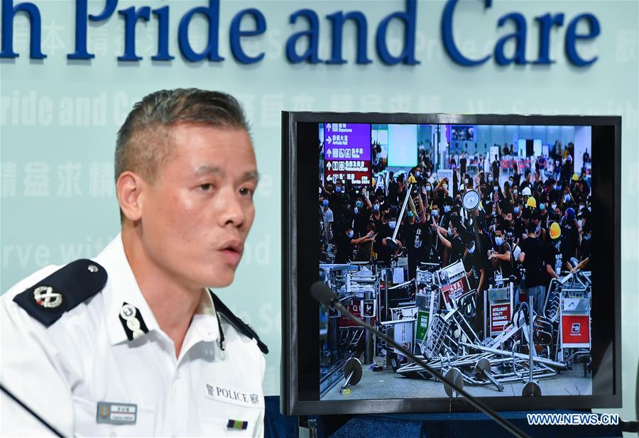 CHINA-HONG KONG-POLICE-PRESS CONFERENCE (CN)