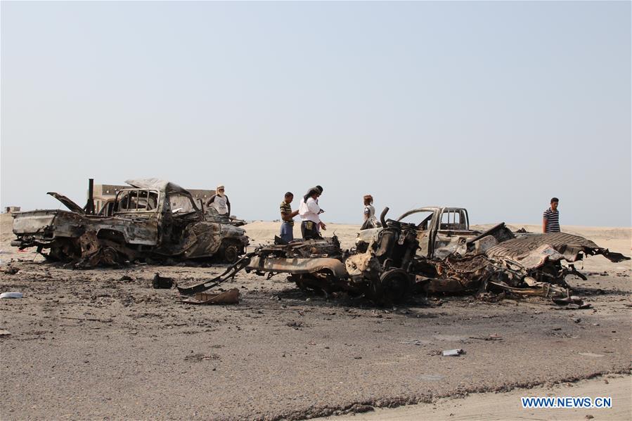 YEMEN-ADEN-OUTSKIRTS-AIRSTRIKES