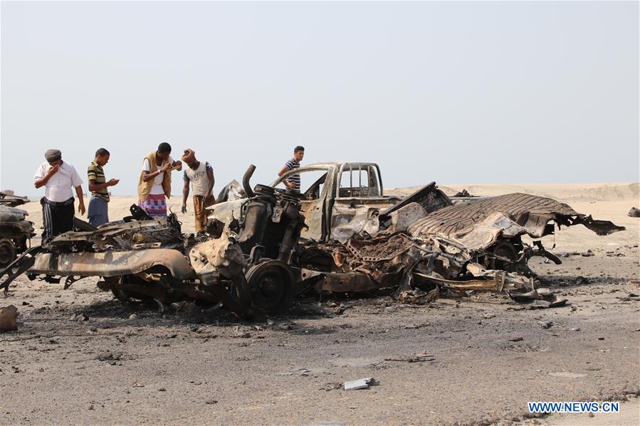 YEMEN-ADEN-OUTSKIRTS-AIRSTRIKES