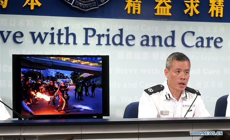 CHINA-HONG KONG-POLICE-VIOLENCE-SUSPECTS-ARREST (CN)