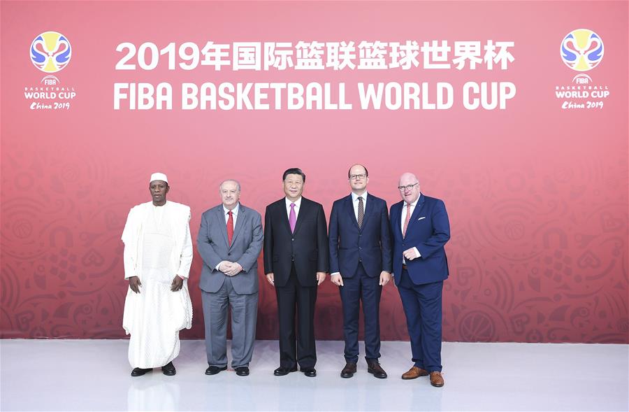 CHINA-BEIJING-XI JINPING-FIBA PRESIDENT-MEETING (CN)