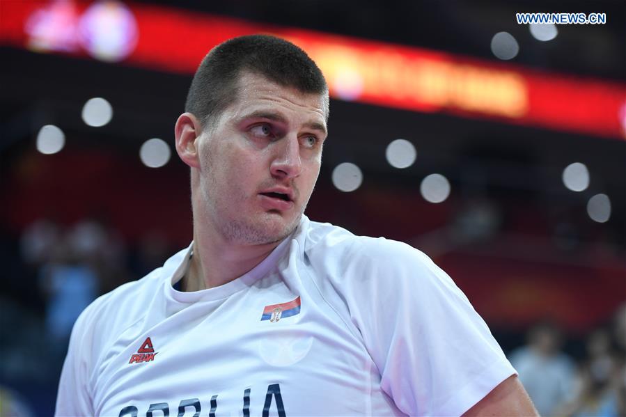 (SP)CHINA-FOSHAN-BASKETBALL-FIBA WORLD CUP-GROUP D-ANGOLA VS SERBIA (CN)