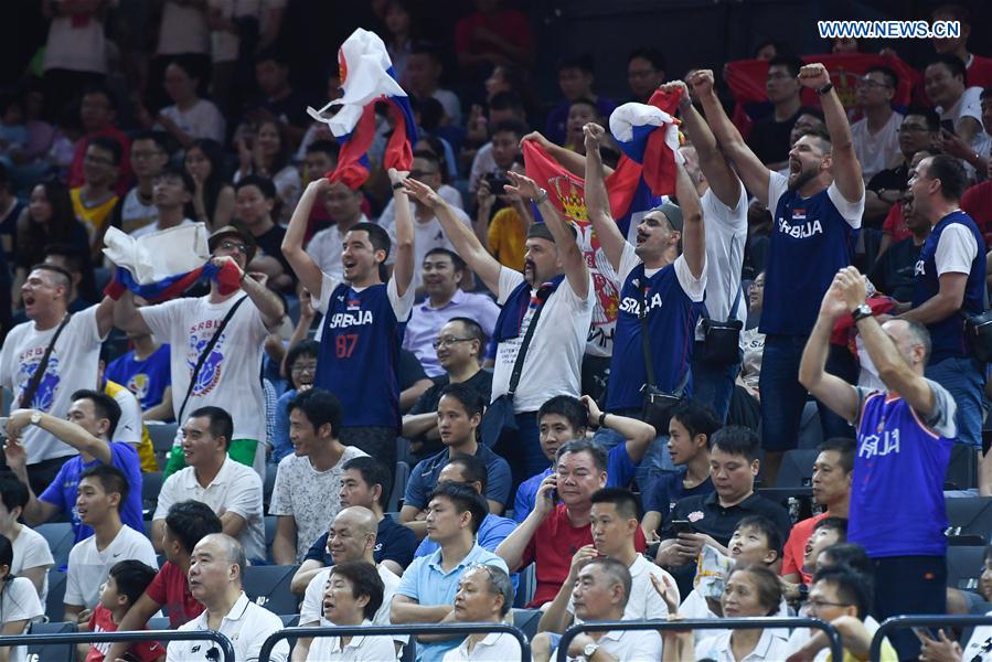 (SP)CHINA-FOSHAN-BASKETBALL-FIBA WORLD CUP-GROUP D-ANGOLA VS SERBIA (CN)